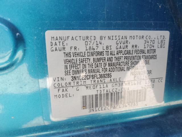 2015 NISSAN VERSA NOTE - 3N1CE2CP8FL369285