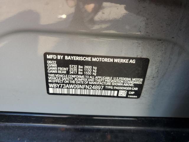 2022 BMW I4 EDRIVE WBY73AW09NFN24897