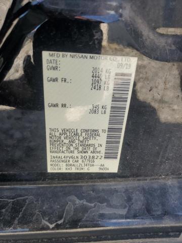2020 NISSAN ALTIMA PLATINUM 1N4AL4FV6LN303822