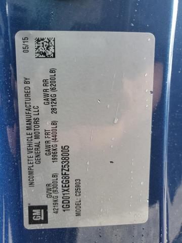 2015 GMC SIERRA C25 1GD01XEG8FZ538005