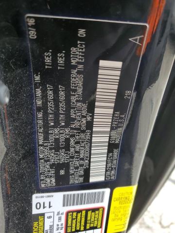 2017 TOYOTA SIENNA LE 5TDKZ3DC6HS779949