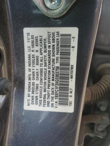 2016 HONDA CIVIC EX - 19XFC1F3XGE003756