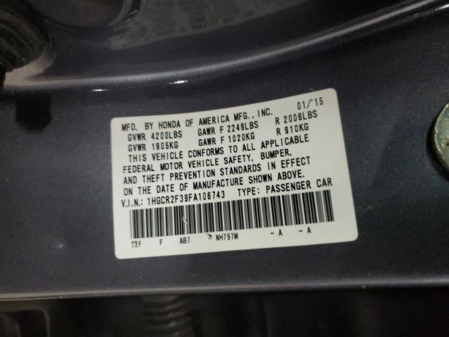 2015 HONDA ACCORD LX - 1HGCR2F39FA106743