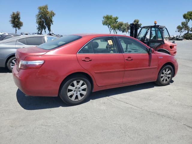 TOYOTA CAMRY HYBR 2007 red sedan 4d hybrid engine JTNBB46K373018113 photo #4