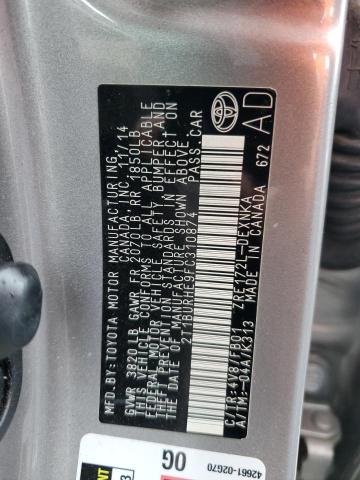 2015 TOYOTA COROLLA L - 2T1BURHE9FC310874