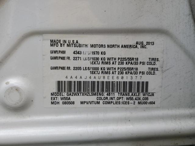 2014 MITSUBISHI RVR GT #3293405102