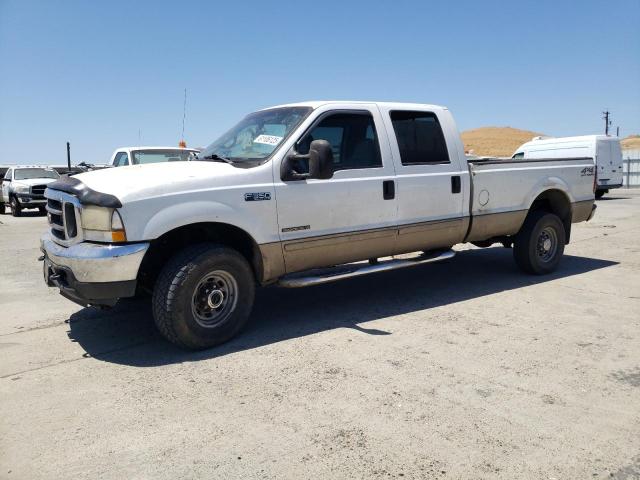 FORD F350 SRW S 2002 white crew pic diesel 1FTSW31F52EC95663 photo #1