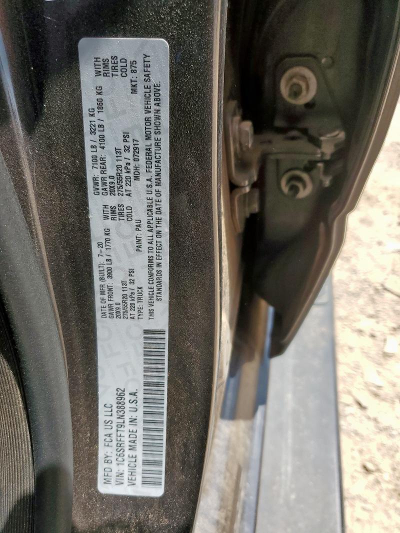 2020 RAM 1500 BIG H 1C6SRFFT9LN388962