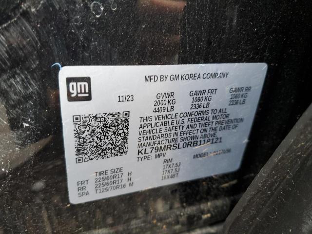 2024 CHEVROLET TRAILBLAZE KL79MRSL0RB118121