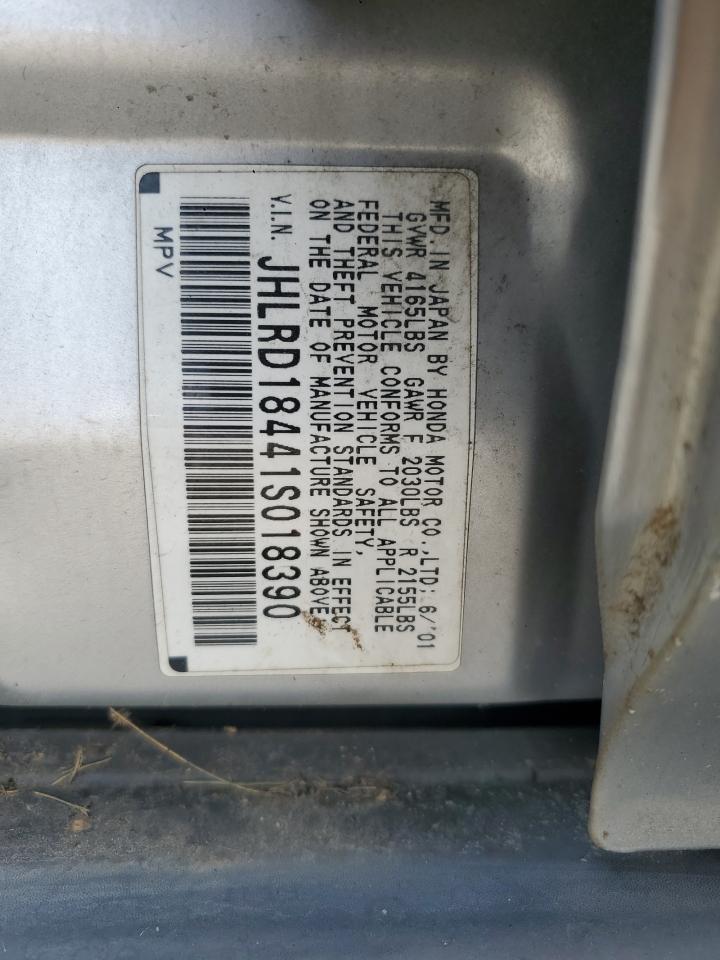 Lot #3275831512 2001 HONDA CR-V