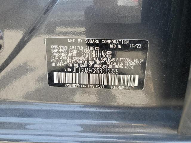 2024 SUBARU IMPREZA SP JF1GUAFC8R8312338