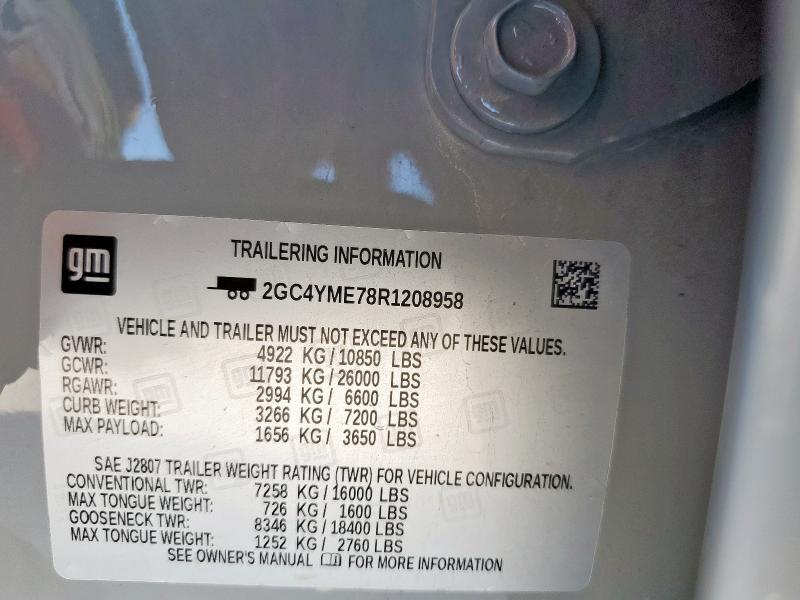 2024 CHEVROLET SILVERADO - 2GC4YME78R1208958