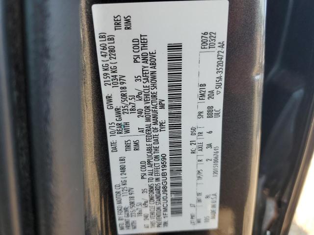 2016 FORD ESCAPE TIT - 1FMCU0J98GUB19590