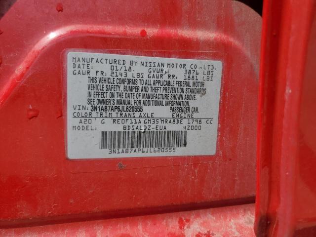 2018 NISSAN SENTRA 3N1AB7AP6JL620555