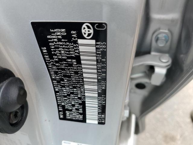 2023 TOYOTA COROLLA LE 5YFB4MDEXPP070003