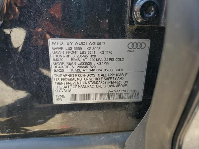 2018 AUDI Q7 PRESTIG - WA1VAAF78JD003651