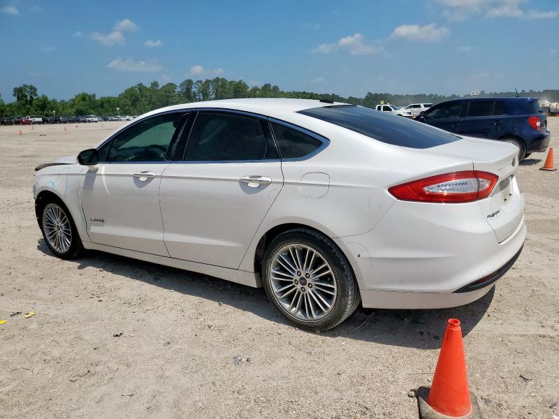 FORD FUSION SE 2014 white sedan 4d hybrid engine 3FA6P0LU1ER110489 photo #3