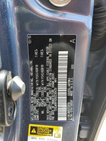 2016 TOYOTA HIGHLANDER - 5TDJKRFH2GS236429