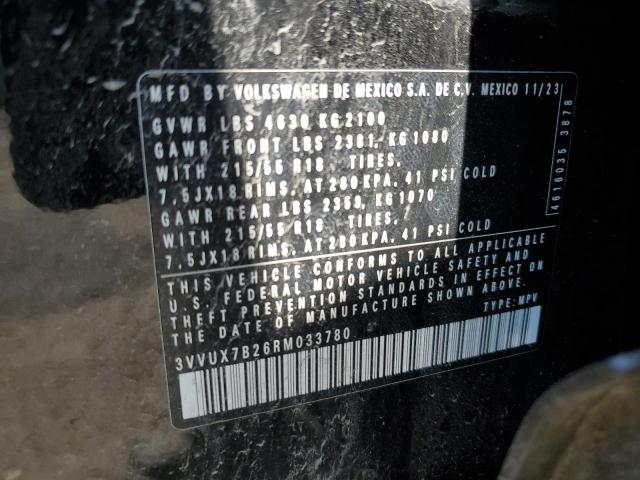 2024 VOLKSWAGEN TAOS SE - 3VVUX7B26RM033780