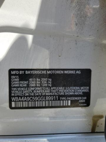 2016 BMW 428 I GRAN WBA4A9C59GGL89911