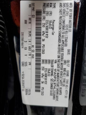 2017 FORD FOCUS ST - 1FADP3L97HL332980