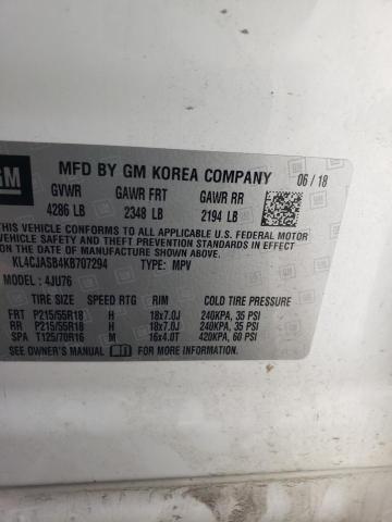 2019 BUICK ENCORE PRE KL4CJASB4KB707294
