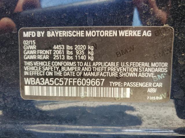 2015 BMW 328 I WBA3A5C57FF609667