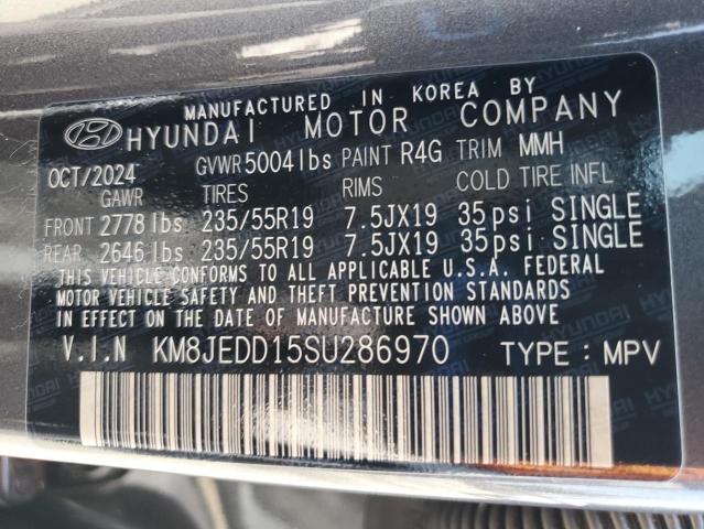 2025 HYUNDAI TUCSON LIM KM8JEDD15SU286970