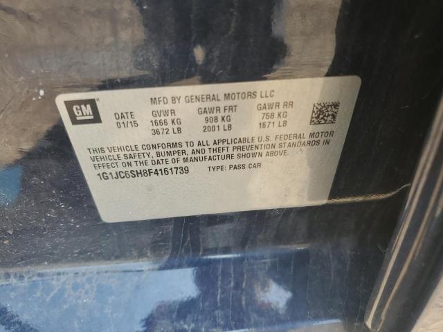 2015 CHEVROLET SONIC LT 1G1JC6SH8F4161739