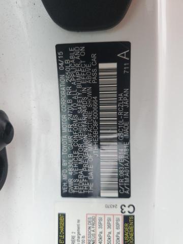2015 LEXUS RC 350 - JTHHE5BC8F5006664