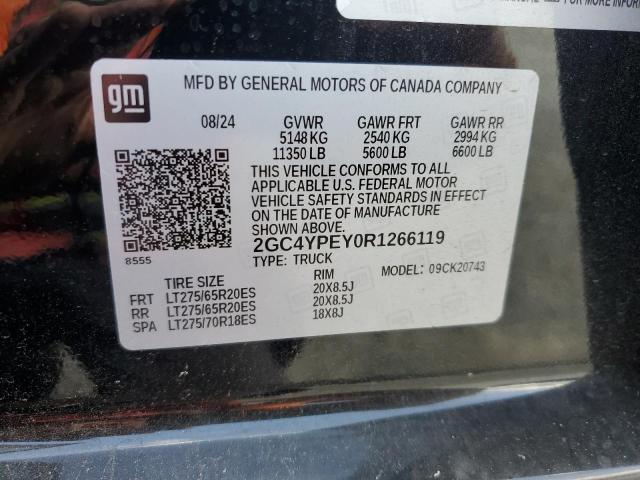 2024 CHEVROLET SILVERADO - 2GC4YPEY0R1266119