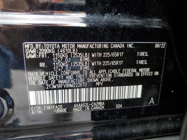 2022 TOYOTA RAV4 XLE - 2T3W1RFV8NW222612