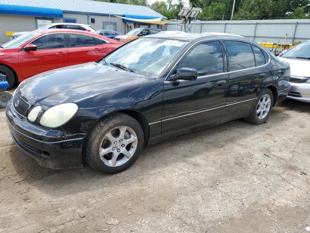 LEXUS GS 300 2003 black sedan 4d gas JT8BD69S130180600 photo #1