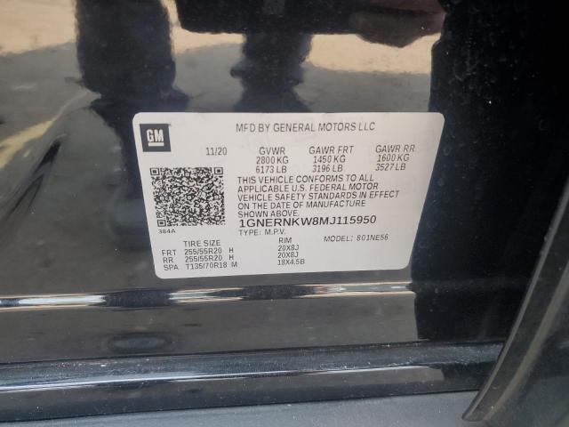 2021 CHEVROLET TRAVERSE H 1GNERNKW8MJ115950