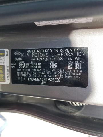 2019 KIA SPORTAGE L KNDPM3AC4K7526526