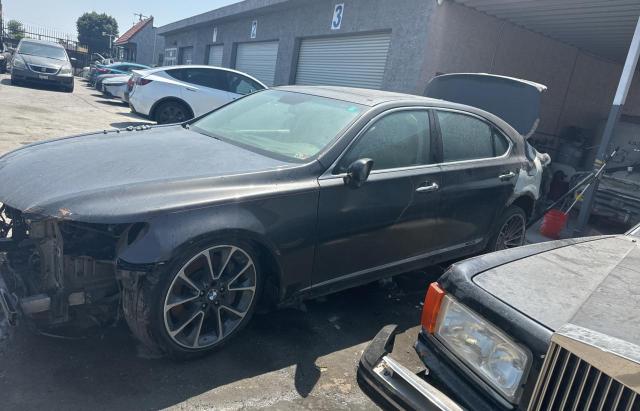 LEXUS LS 600HL 2009 black sedan 4d hybrid engine JTHDU46F995010372 photo #3