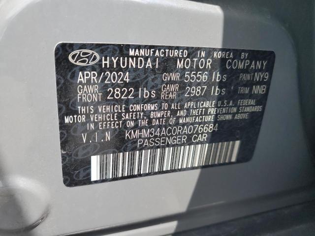 2024 HYUNDAI IONIQ 6 SE KMHM34AC0RA076684