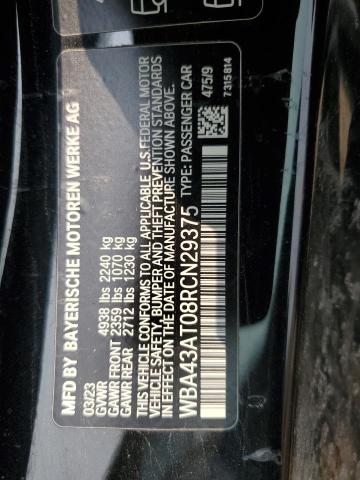 2024 BMW 430XI WBA43AT08RCN29375