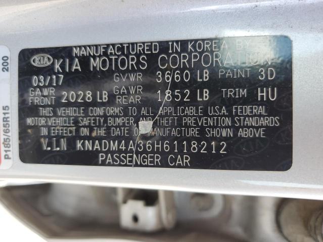2017 KIA RIO LX KNADM4A36H6118212