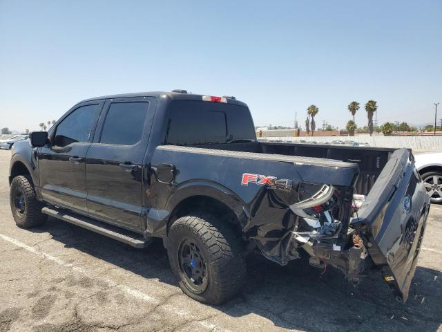 FORD F150 2022 black  gas 1FTFW1E88MFB79159 photo #3