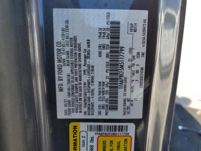 2021 FORD MUSTANG GT 1FA6P8CF5M5117799