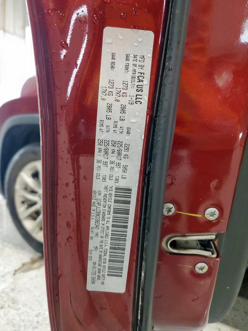 2019 JEEP CHEROKEE L 1C4PJLCB9KD382342