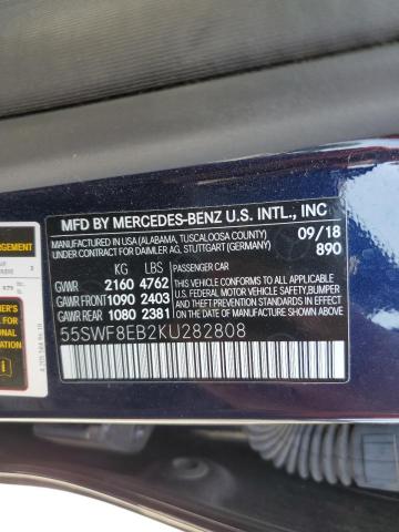 2019 MERCEDES-BENZ C 300 4MAT 55SWF8EB2KU282808