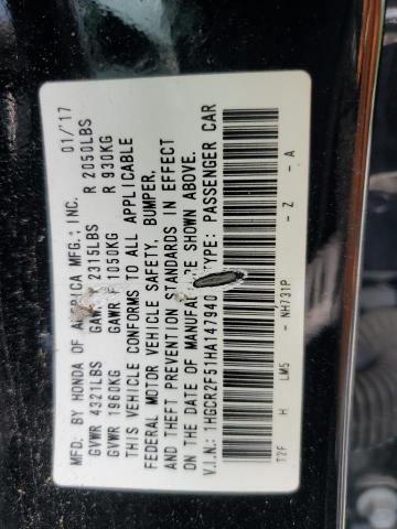 2017 HONDA ACCORD SPO 1HGCR2F51HA147940