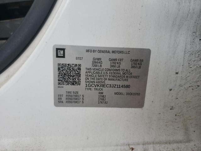 2018 CHEVROLET SILVERADO - 1GCVKREC3JZ114580