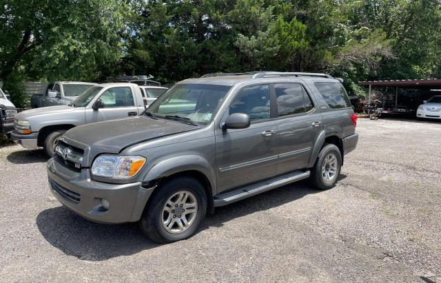 TOYOTA SEQUOIA SR 2005 gray 4dr spor gas 5TDZT34A45S261381 photo #3