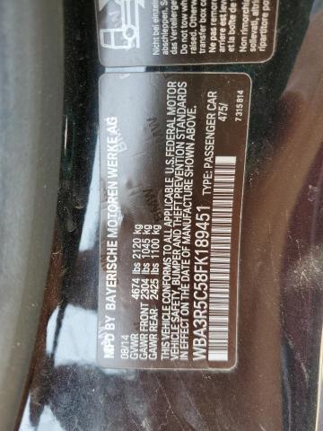 2015 BMW 435XI WBA3R5C58FK189451