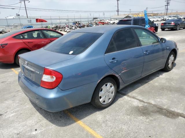 TOYOTA CAMRY LE 2003 blue sedan 4d gas JTDBE32K730180835 photo #4