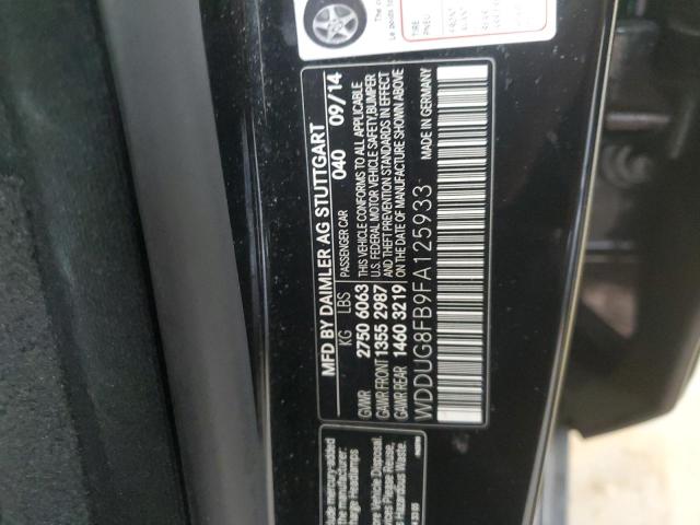 2015 MERCEDES-BENZ S 550 4MAT WDDUG8FB9FA125933