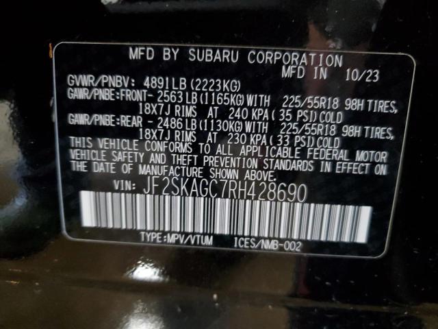 2024 SUBARU FORESTER S JF2SKAGC7RH428690